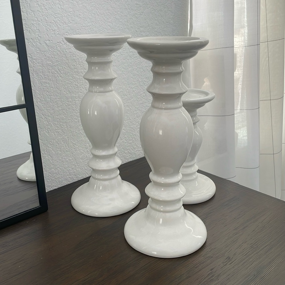 Indigo candle holder